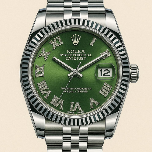Luxury Datejust 36 Fluted Mint Dial(Refurbished)
