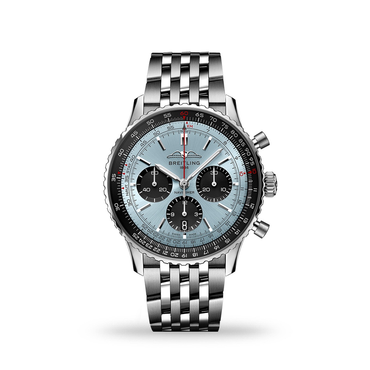 Luxury Navitimer Chronograph Watch chain 211(Refurbished)
