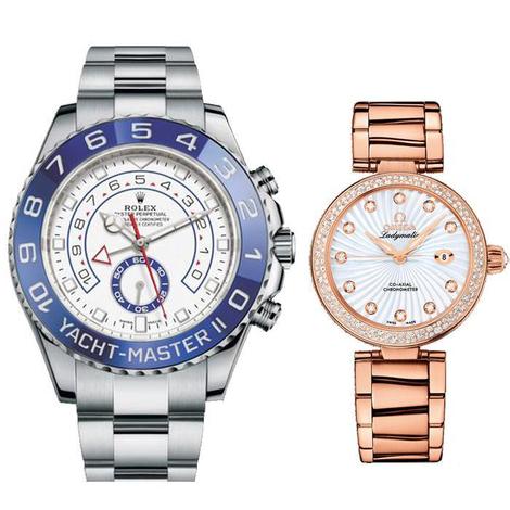 Luxury Watch Stylish Couple 7458(Refurbished)